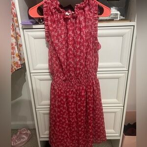 Pink Floral Tank dress